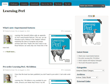 Tablet Screenshot of learning-perl.com
